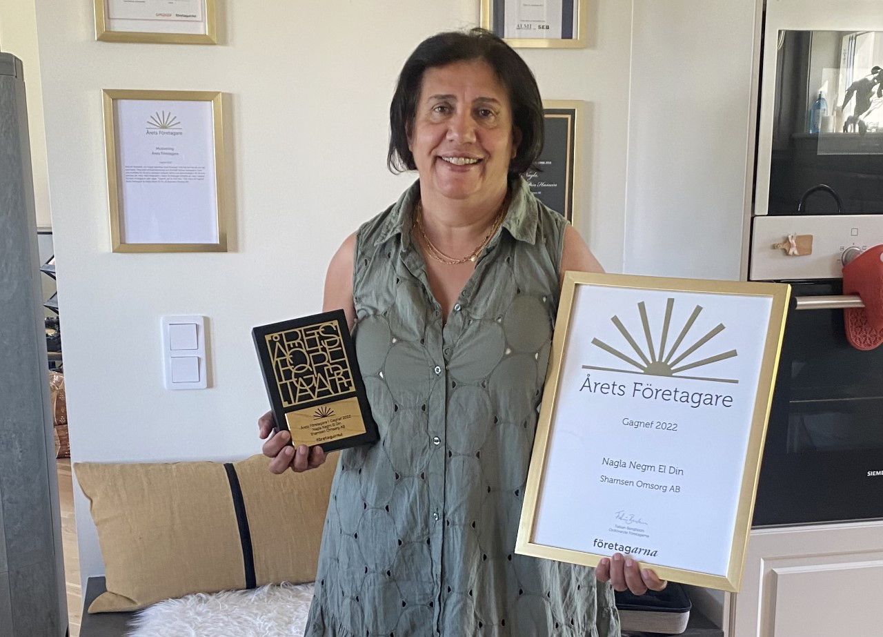 Nagla El Din är Årets Företagare i Gagnef Siljan News