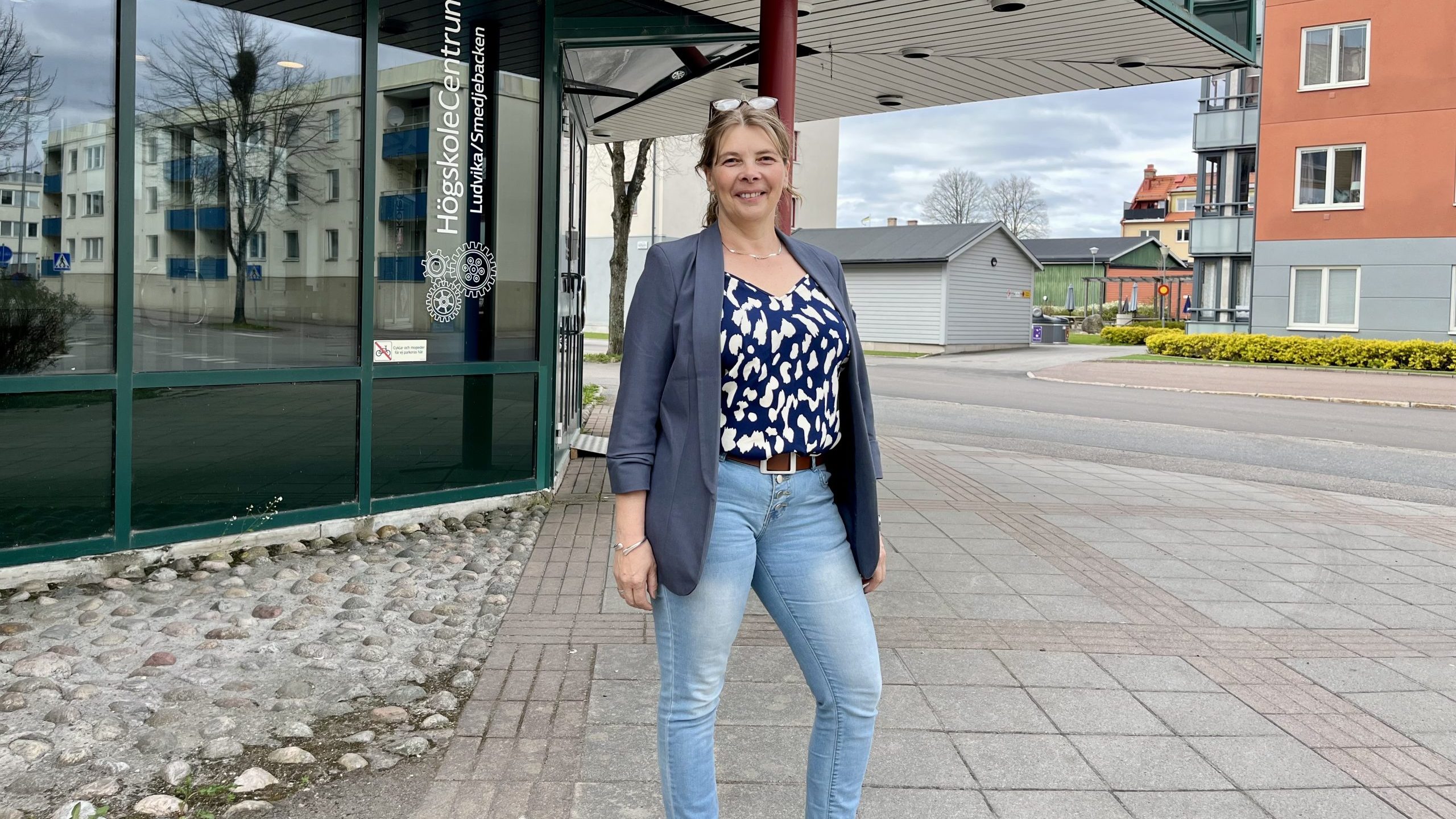 Jeanet Van Dam, verksamhetsledare och rådgivare vid Nyföretagarcenter i Ludvika och Smedjebacken. Foto: Viktoria Åkesson Forsman