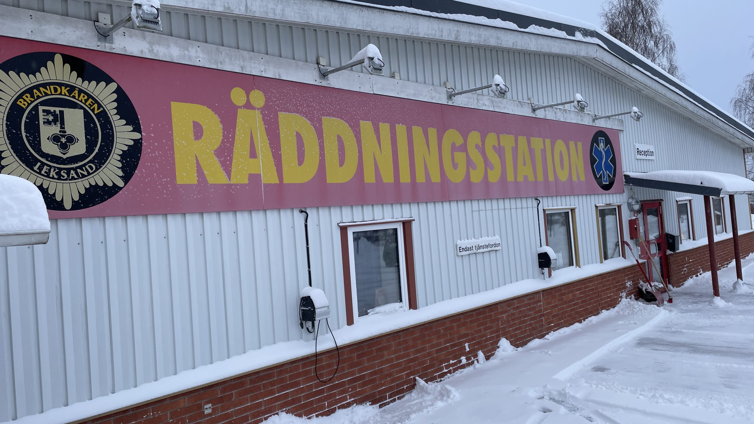 Fasad på Räddningstjänsten i Leksand.