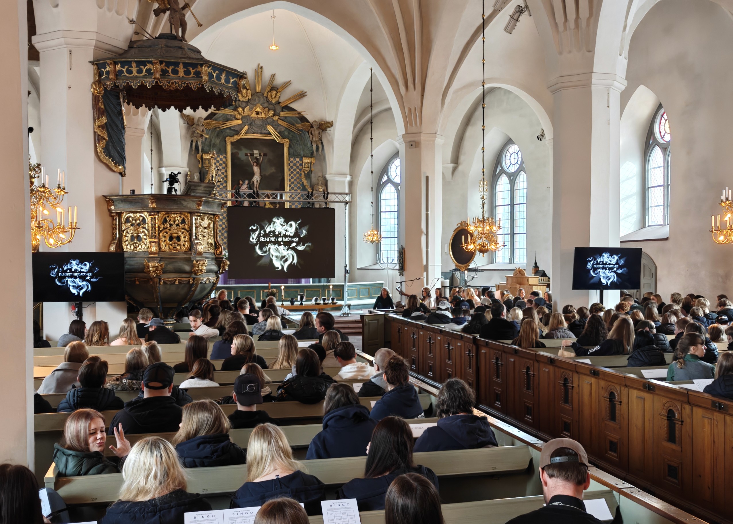 unga, kyrkan, konfirmander, Fighting the darkness, Mora kyrka