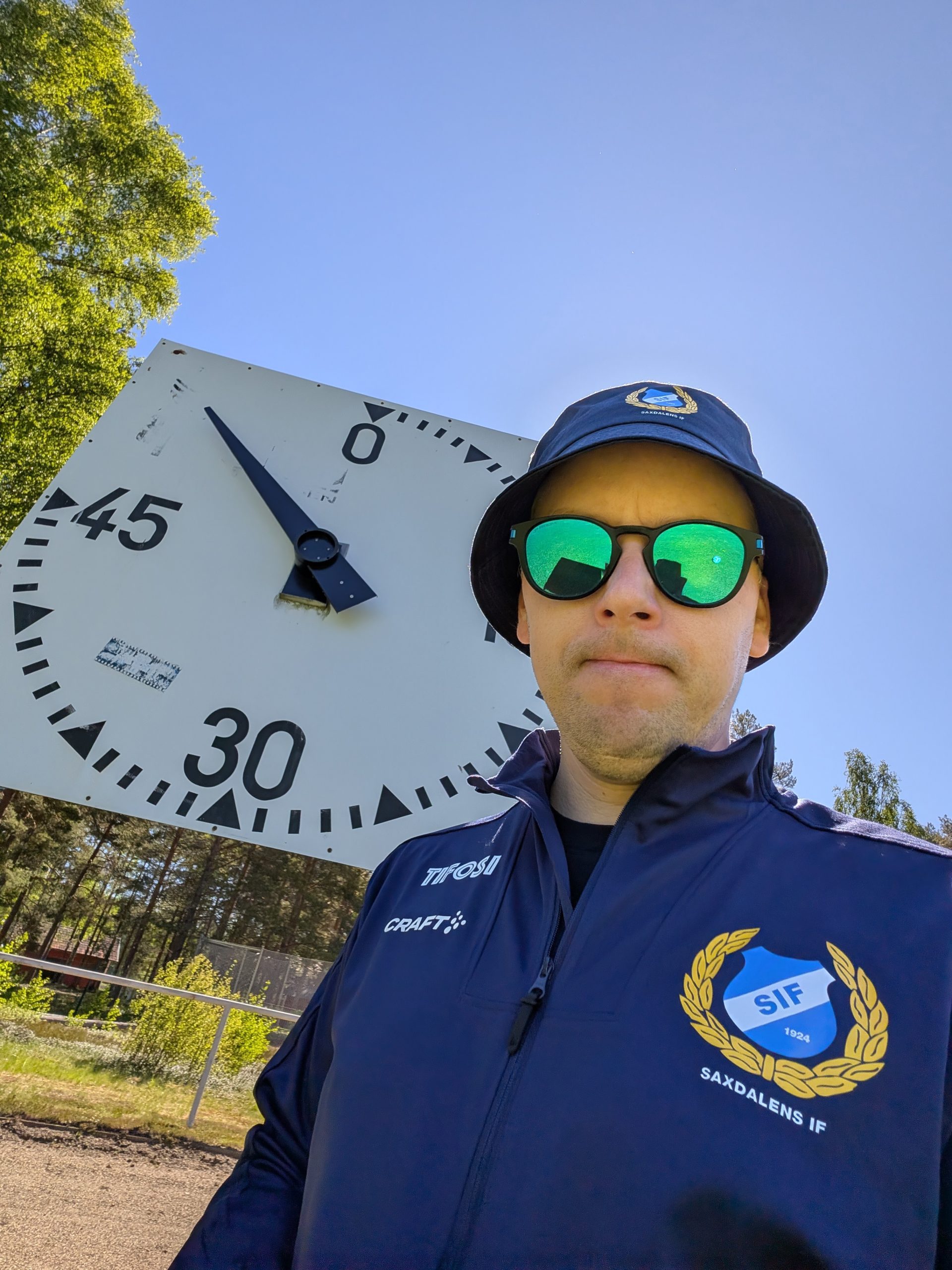 Hampus Petersson är en av P15-lagets tränare. Foto: Privat